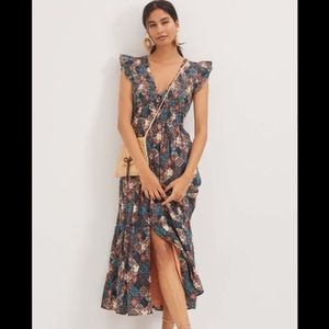 Anthropologie The Peregrine Midi Dress 3X